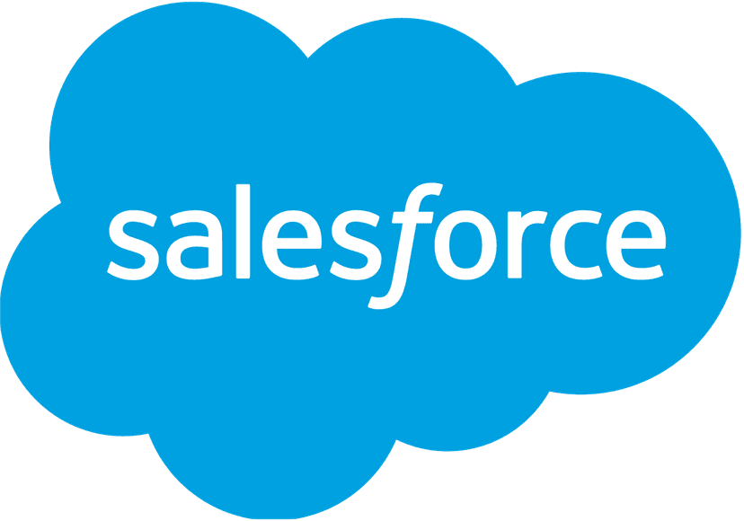 Logo van Salesforce, CRM-platform